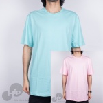 Camiseta Grizzly Tagless Azul E Rosa